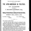 The Afro-American in politics