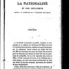 La nationalité et son influence quant á la jouissance & à l'exercice des droits [microform] examen de la loi no. 2 du Code civil d'Haïti et des chapitres I & II du titre II de la Constitution du 9 octobre 1889.