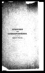 Speeches and letters