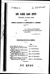 Une cause sans effet [microform] comédie en deux actes