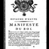 Manifeste du roi