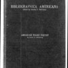 A bibliographical checklist of American Negro poetry 
