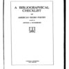 A bibliographical checklist of American Negro poetry 