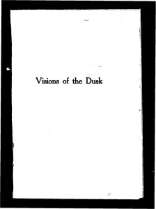 Visions of the dusk