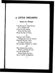 A little dreaming 