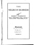 The Negro in business