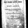 The first colored Baptist church in North America