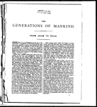 Genealogical chronology of the world before Christ, giving the origin, genealogy and chronology of the earliest races of mankind