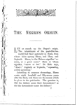The Negro's origin [microform] : and, Is the Negro cursed?