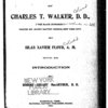 Life of Charles T. Walker