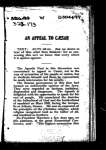 An appeal to Caesar [microform] : sermon on the race question by C. T. Walker delivered at Carnegie Hall, Sunday evening, May 27, 1900.