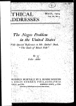 The Negro problem in the United States