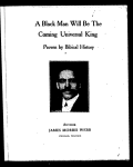 A Black man will be the coming universal king [microform] : proven by Biblical history