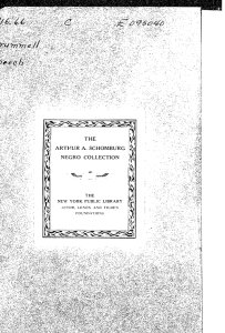 Speech of Rev. Alexander Crummell at the colonization anniversary, New York, May 9th, 1861.