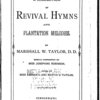 A collection of revival hymns and plantation melodies