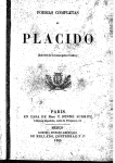 Poesias completas de Placido (Gabriel de la Concepción Valdés)