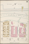 Manhattan V. 7, Plate No. 34 [Map bounded by Hudson River, W. 102nd St., West End Ave., W. 99th St.]