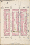 Manhattan V. 7, Plate No. 37 [Map bounded by Amsterdam Ave., W. 99th St., Columbus Ave., W. 96th St.]