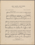 Oh! Days of yore