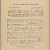 I'd like to hear that song again