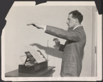 Professor Leon Theremin's electro-magnetic apparatus for obtaining "Music from the Ether"