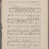 The man who plays the tamborine