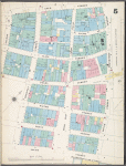 Manhattan, V. 1, Plate No. 5 [Map bounded by Gold St., Dover St., Frankfort St., South St., Fulton St.]