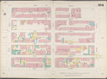 Manhattan, V. 6, Double Page Plate No. 104 [Map bounded by W. 57th St., 8th Ave., W. 52nd St., 10th Ave.]