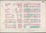 Manhattan, V. 6, Double Page Plate No. 105 [Map bounded by W. 57th St., 6th Ave., W. 52nd St., 8th Ave.]