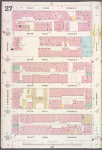 Manhattan, V. 7, Plate No. 27 [Map bounded by W. 105th St., Columbus Ave., W. 100th St., Amsterdam Ave.]