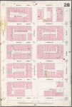 Manhattan, V. 7, Plate No. 28 [Map bounded by W. 105th St., Central Park West, W. 100th St., Columbus Ave.]