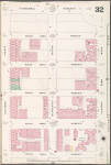 Manhattan, V. 7, Plate No. 32 [Map bounded by Cathedral Parkway, Central Park West, W. 105th St., Columbus Ave.]