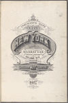 Insurance maps of the City of New York. Borough of Manhattan. Published by Sanborn Map Co., 11 Broadway, 1907. Volume 6.