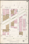 Manhattan, V. 6, Plate No. 24 [Map bounded by Columbus Ave., W. 64th St., Central Park West, W. 61st St.]