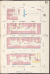 Manhattan, V. 6, Plate No. 62 [Map bounded by E. 60th St., Avenue A, E. 56th St., 1st Ave.]