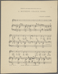 A mother's cradle song