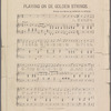 Playing on de golden strings