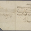 Letter from FMB to unidentified recipient, with handwritten Canone a 2, 8. März 1839