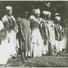 Candid portrait of seven priestesses