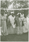 Candid portrait of six women, some priestesses