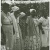 Candid portrait of five women