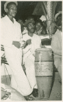 View of drummer and another musician