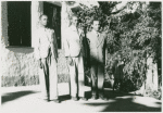 Candid portrait of three men and a boy