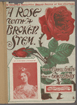 A rose with a broken stem