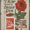 A rose with a broken stem