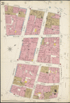 Manhattan, V. 1, Plate No. 21 [Map bounded by Nassau St., Frankfort St., Cliff St., Ann St.]