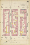 Manhattan, V. 5, Plate No. 42 [Map bounded by 10th Ave., West 46th St., 9th Ave., West 43rd St.]
