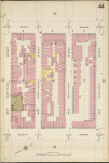 Manhattan, V. 5, Plate No. 44 [Map bounded by 9th Ave., West 46th St., 8th Ave., West 43rd St.]