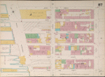 Manhattan, V. 5, Double Page Plate No. 87 [Map bounded by West 27th St., 10th Ave., West 22nd St., Hudson River.]