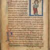 Apocalypse 10, text miniature and miniature: John, the angel